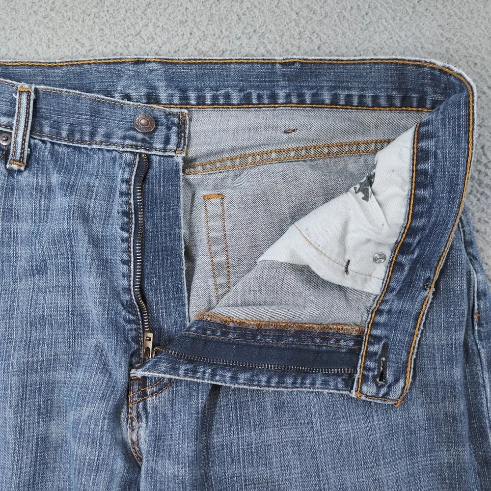 Levi's Jeans Mens 38x30 Blue Denim 559 Medium Wash Red Tab Straight Leg Mid Rise